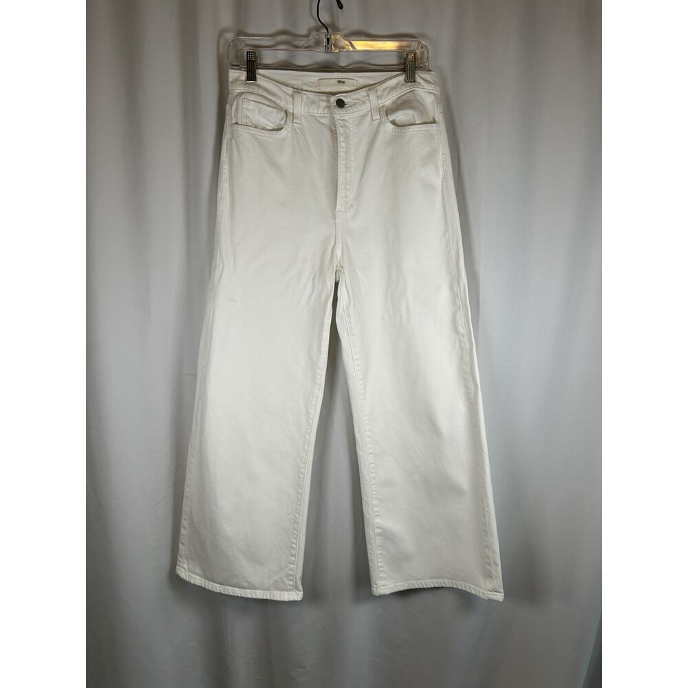 Joe's Jeans Mia White Wide Leg Jeans - Picture 3 of 4